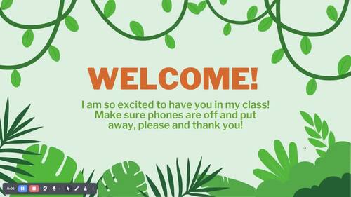 Welcome Back Slideshow - Editable Canva Template | TPT