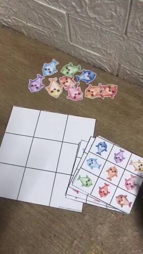 Dolphin Color & Direction Matching Activity