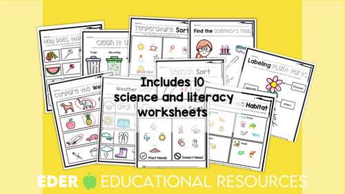 Science Worksheets for Preschool Science Worksheets Pre K Kindergarten