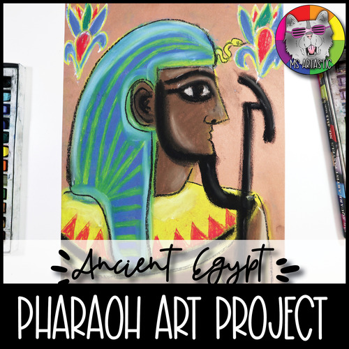 Pharaoh Art Lesson, Ancient Egypt Art Project Activity for ...