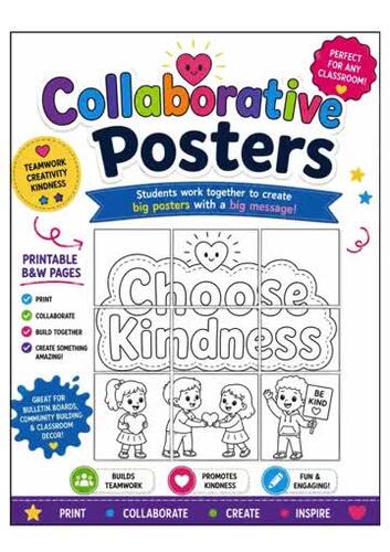 Choose Kindness Collaborative Poster | Back to School SEL | TPT
