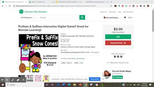 Preview of Use Powerpoint Games with Google Slides and Seesaw
