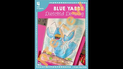 Blue Yabby Directed Drawing by From the Pond | TPT