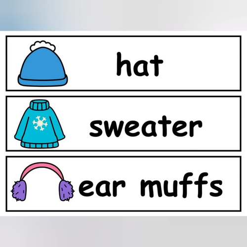 Winter Pre-K Centers and Worksheets - Literacy and Math