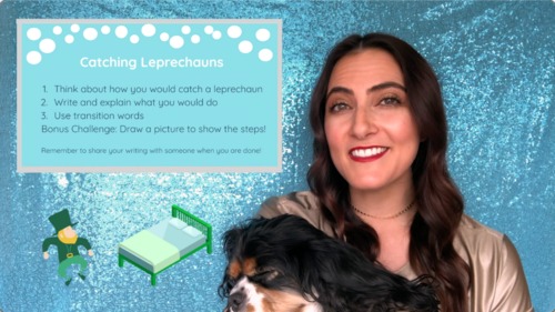 Preview of Seasonal Writing Prompt- Luring Leprechauns