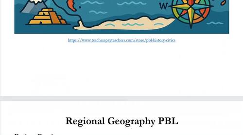 No Prep Regional Geography Project by PBL History & Civics | TPT