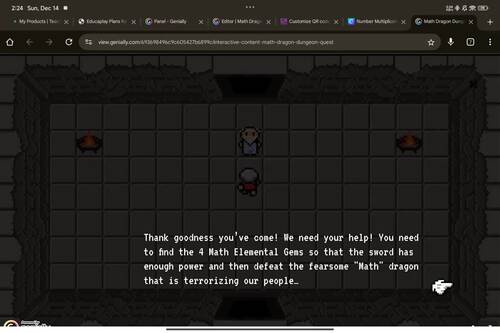 Math Dragon Dungeon Quest| Be The True Math Knight! by cdesignbykm