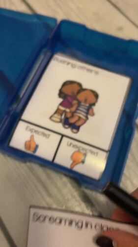 Expected and Unexpected Behavior | Task Cards | TPT