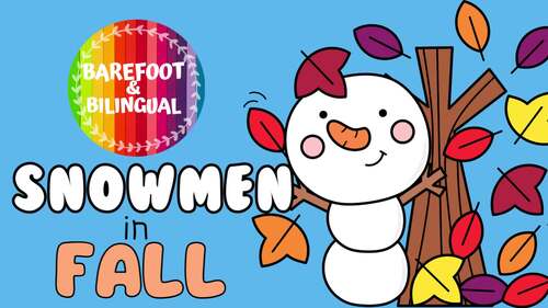 Snowmen in Fall Clipart | Fall Snowman Clipart | Autumn & Seasonal Graphics