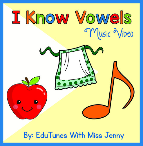 Preview of "I Know Vowels" Phonics Music Video: Short and Long Vowel Sounds