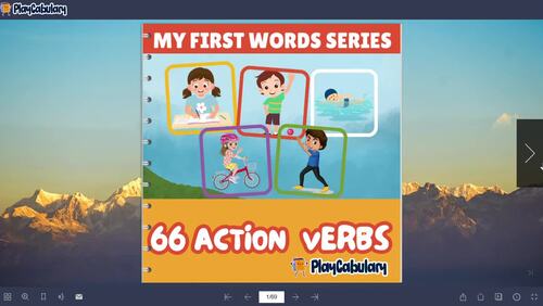 First Words Interactive Talking Book – Action Verbs | Digital Book