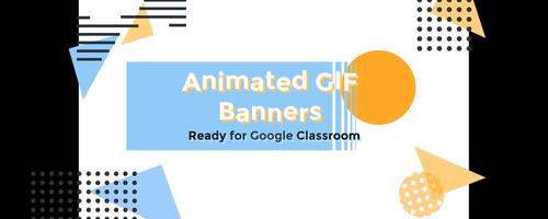 Thanksgiving Animated Banners for Google Classroom by Laracos | TPT