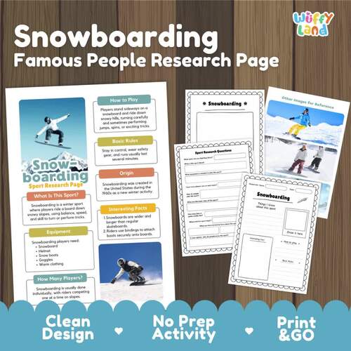 Snowboarding Sport Research Project | Winter Games & Mountain Safety ...