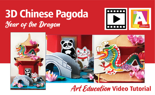 Preview of 3D Chinese Pagoda and Water Garden tutorial