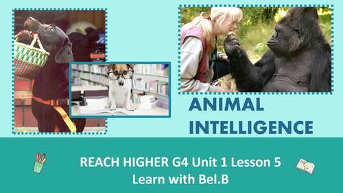 National Geographic REACH HIGHER Grade 4 Lesson 5 Animal Intelligence ...