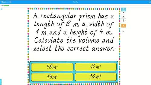 Volume of Rectangular Prisms BOOM CARDS (distance learning) | TPT
