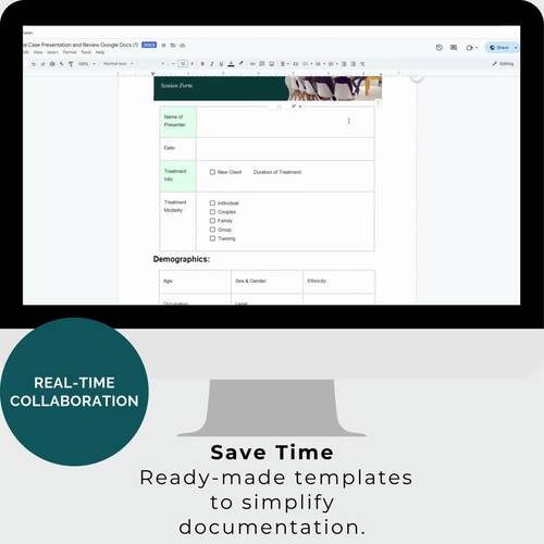 Clinical Supervision Google Docs Bundle | Templates for Counselors