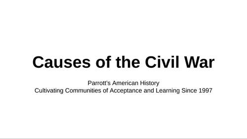 Preview of Causes of the Civil War