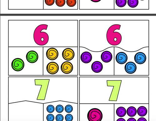Number Bond to 10 ( Part-Part Whole) Puzzle by They Call Me Queen B