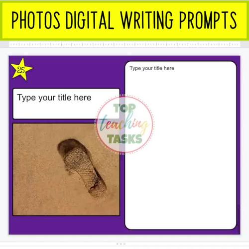 Digital Photo Writing Prompts for Google Classroom | Quick Writes