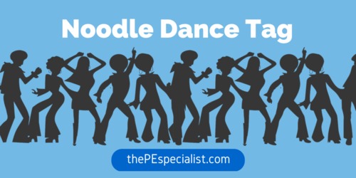 Preview of Noodle Dance Tag |Great PE Warmup Activity| + Free Activity Guide Download
