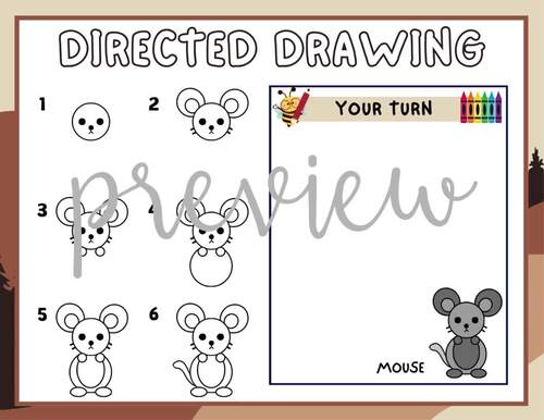 Directed Drawing Spring | Spring Directed Drawing | Drawing Angles | First Grade