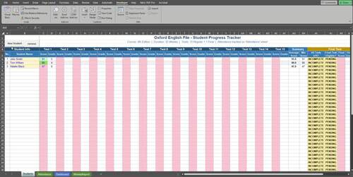 Student Report System for Teachers | Excel VBA Automation Tool | TPT