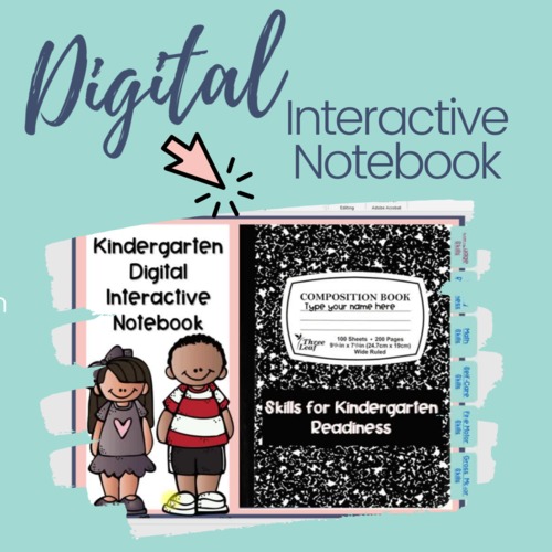 Preview of Skills For Kindergarten Readiness Interactive Notebook