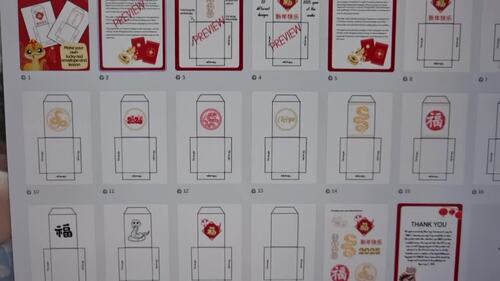 Chinese new year craft and lesson 2025 / lucky red envelope template ...