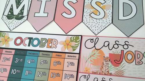 Hidden Tropics Classroom Decor Bundle by Tales From Miss D | TPT