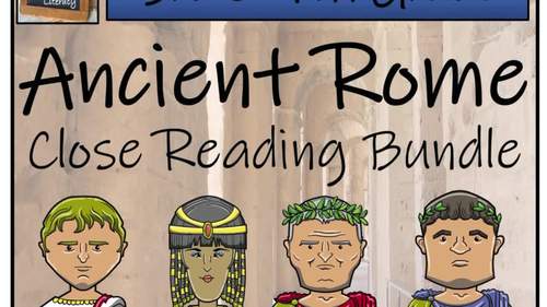 Ancient Rome Close Reading Comprehension Activity Bundle | 3rd Grade ...