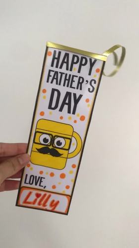 FATHER S DAY BOOKMARKS 6 B W designs by The Creative Table TPT