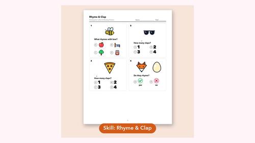 Kindergarten Letters & Phonics Worksheets: 6 Skills, 50 Questions ...