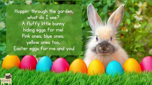Preview of Music: Easter Bunny Hop Song, Classroom Songs with Lyrics for Sing-along