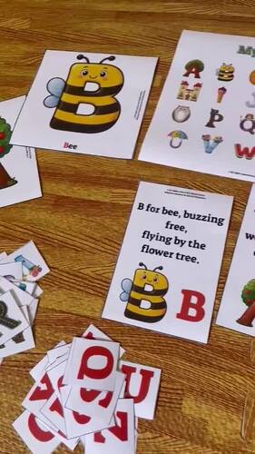ABC Memory Letters Kit by Shilat Gavra | TPT