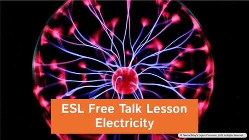 Ready-to-Use Kids' ESL / English Speaking Activity - Let's Talk Electricity