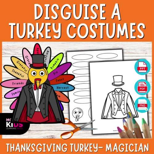 Printable Turkey Costumes For A Turkey Disguise