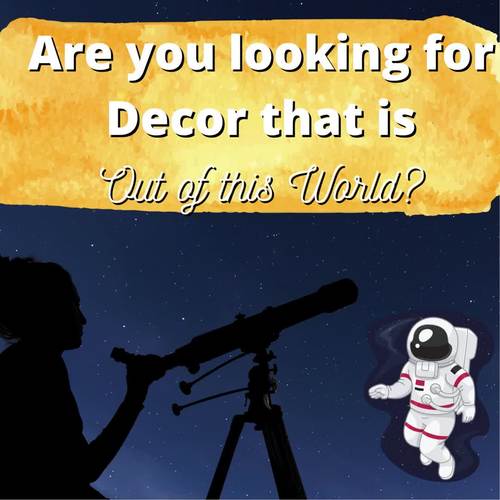 Space Theme Classroom Decor | Alphabet Posters by The Playbook | TPT