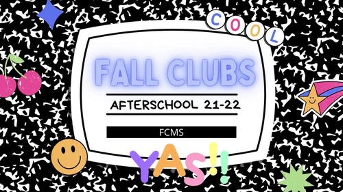 Preview of Fall Clubs Canva Presentation