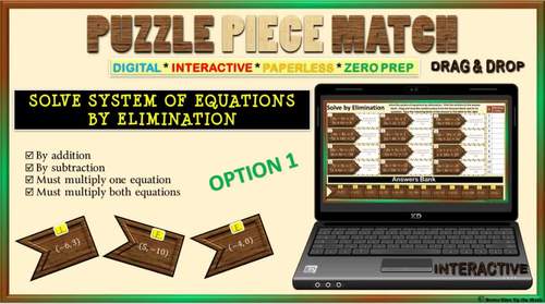 Puzzle: Solve One-Step Equations Distance Learning by Never Give Up on Math