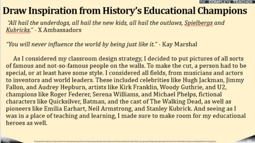 Preview of COMPLETE TEACHER Lesson 91 - Inspiration from History's Educational Champions