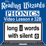 Phonics Video/Easel Lesson - Long I Words with Silent E - 
