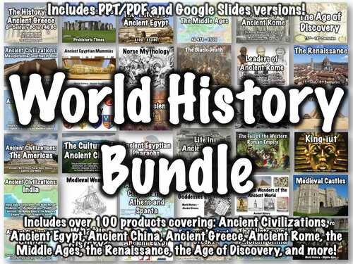 World History Bundle by Middle School History and Geography
