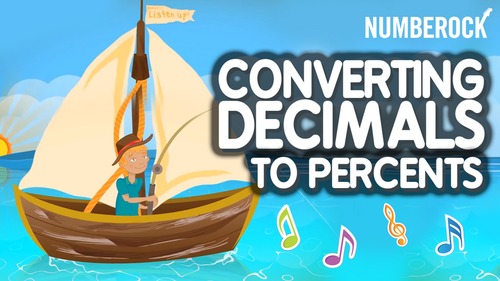 Preview of Converting Decimals To Percents Song: Common Core Math Video ★ Math Conversions