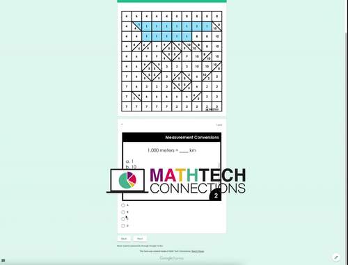 Converting Measurements, Area, Multi-Step Word Problems Digital Math Activities