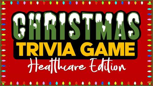 A Very MEDICAL Holiday Medical Christmas Trivia Diagnosing Santa