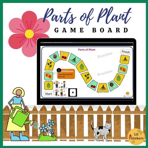 Board Game - Parts of Plant | Digital and Printable | Science by Lil ...