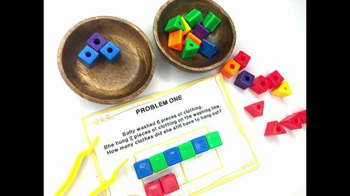 Math Problem Solving Task Cards Part Part Whole by Tech Teacher Pto3