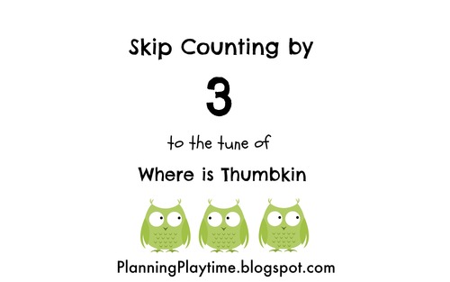 Preview of Skip Counting By 3