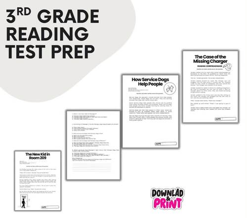 3rd Grade Reading Comprehension Test Prep | Fiction & Nonfiction Passages